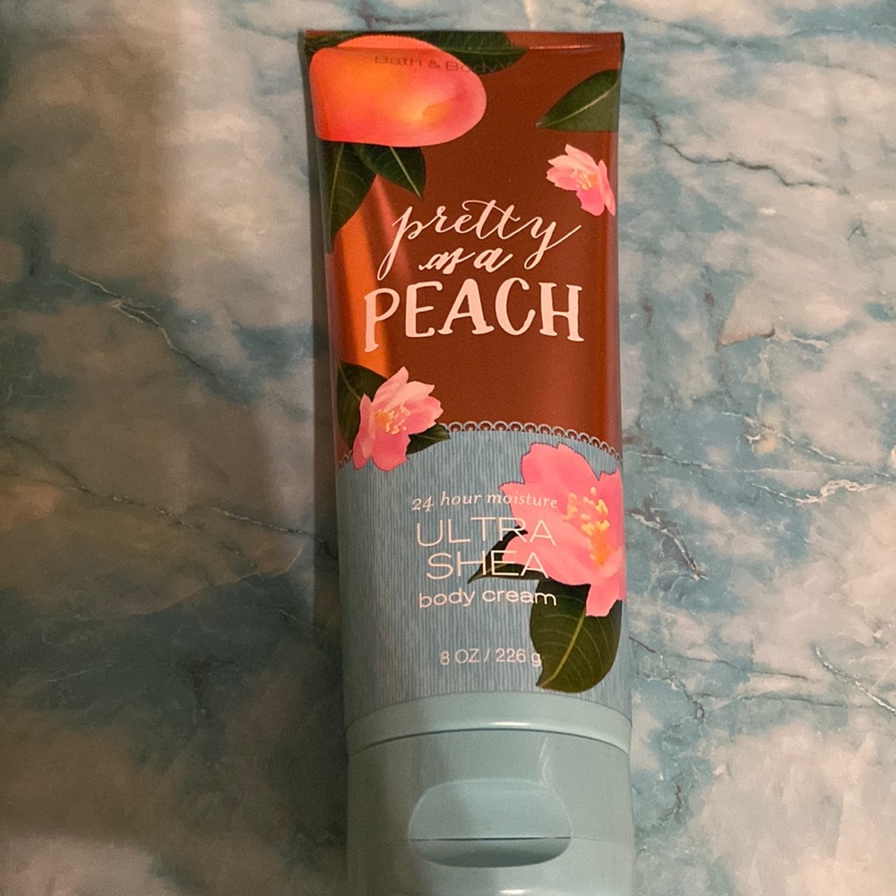 Pretty as a peach lotion